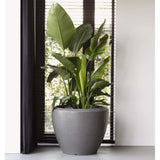 Capi -blomsterpot Arc Granite Tapered Layer 60x48 cm Anthracite -farvet