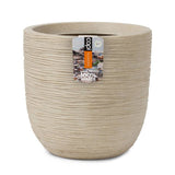 Capi blomstrende affald ribben 35x34 cm terrazzo beige