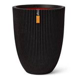Capi blomstrende rille elegant 34x46 cm sort