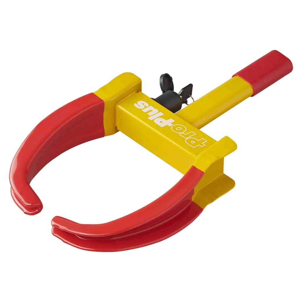 ProPlus Wheel Clamp Universal Max. Båndbredde 26,5 cm gul rød
