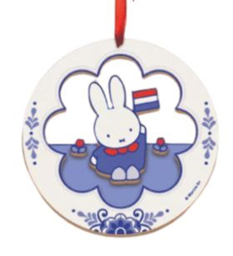 Miffy julevedhæng træ souvenir ã˜7,5cm