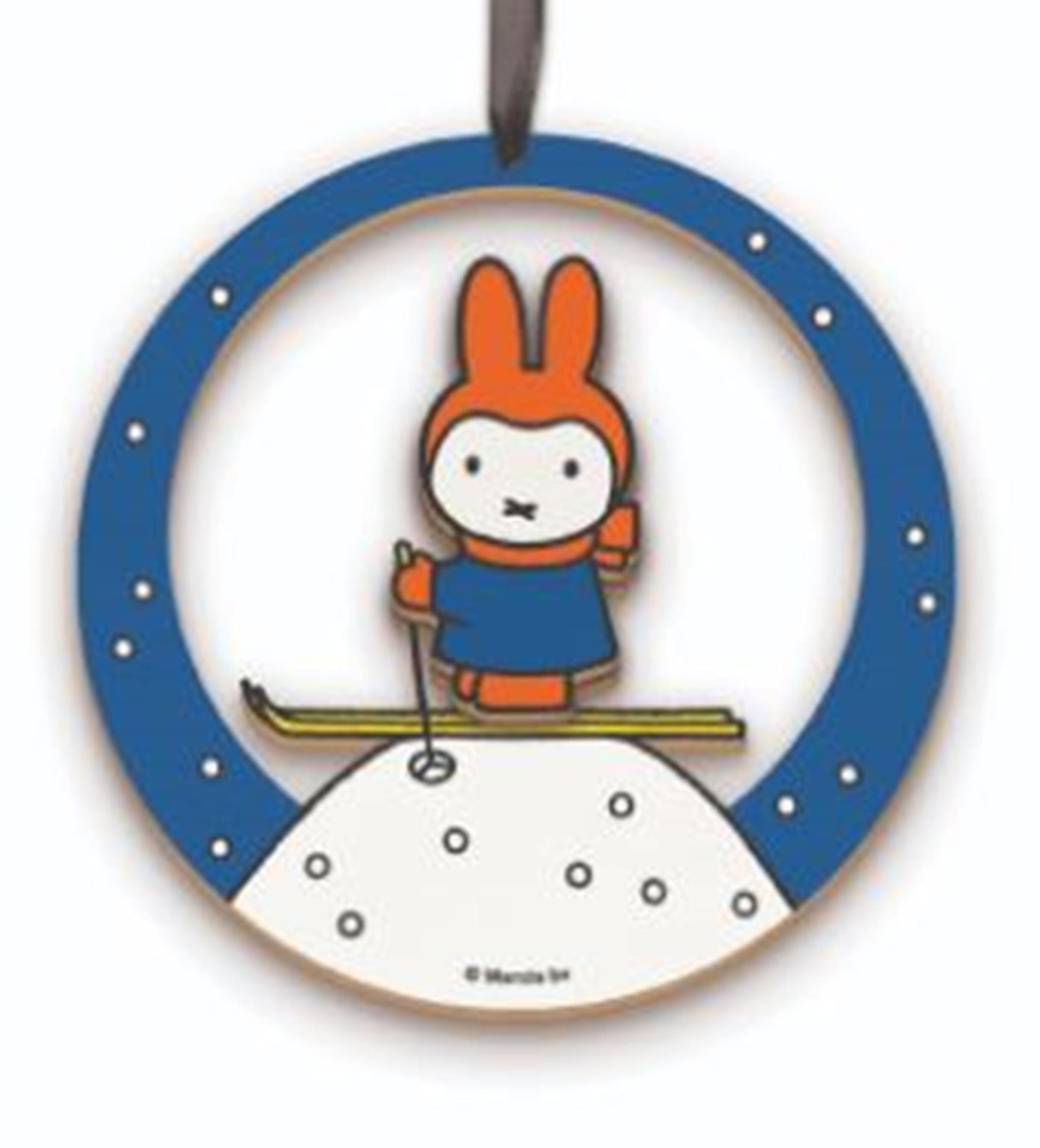 Miffy julevedhæng træ vinter ã˜7,5cm