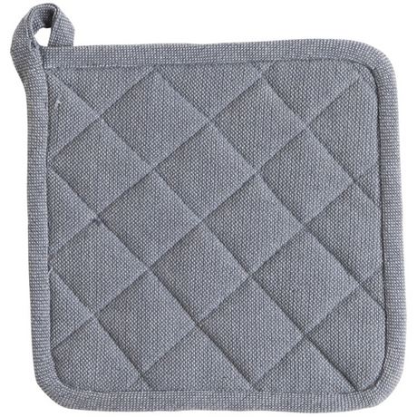 Linned mere hør og mere grydelapper indigrå 20 x 20 cm | 3 stk