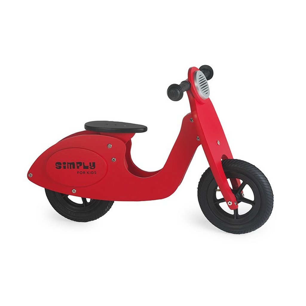 Simply for Kids Simply for Wooden Walking Scooter Rød