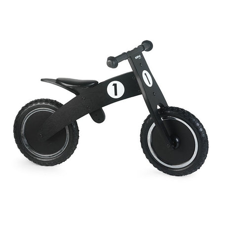 Simpelthen til børn balancecykel sort træ balancecykel med anti-punktur dæk