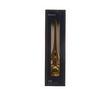 Decoris peak glas glans lys guld dia6x26cm