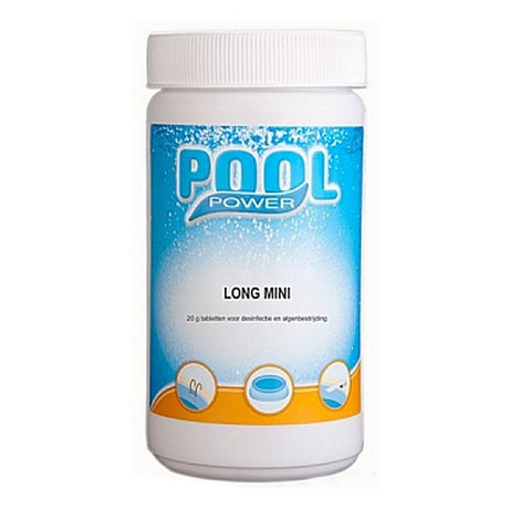 Pool power miniflaske 1 kg klortabletter 20 gram