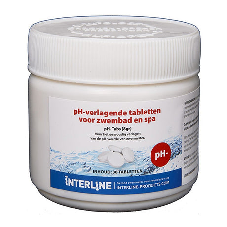 Interline pH-minus tabletter 80 stk