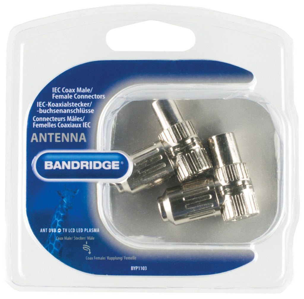 Bandridge byp1103 iec coax-stik han hun