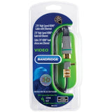 Bandridge BVL1372 højhastigheds HDMI 270 graders fladt kabel forgyldt 2 m