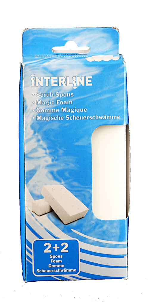 Interline svømmebassin scrub svampe 4 stk