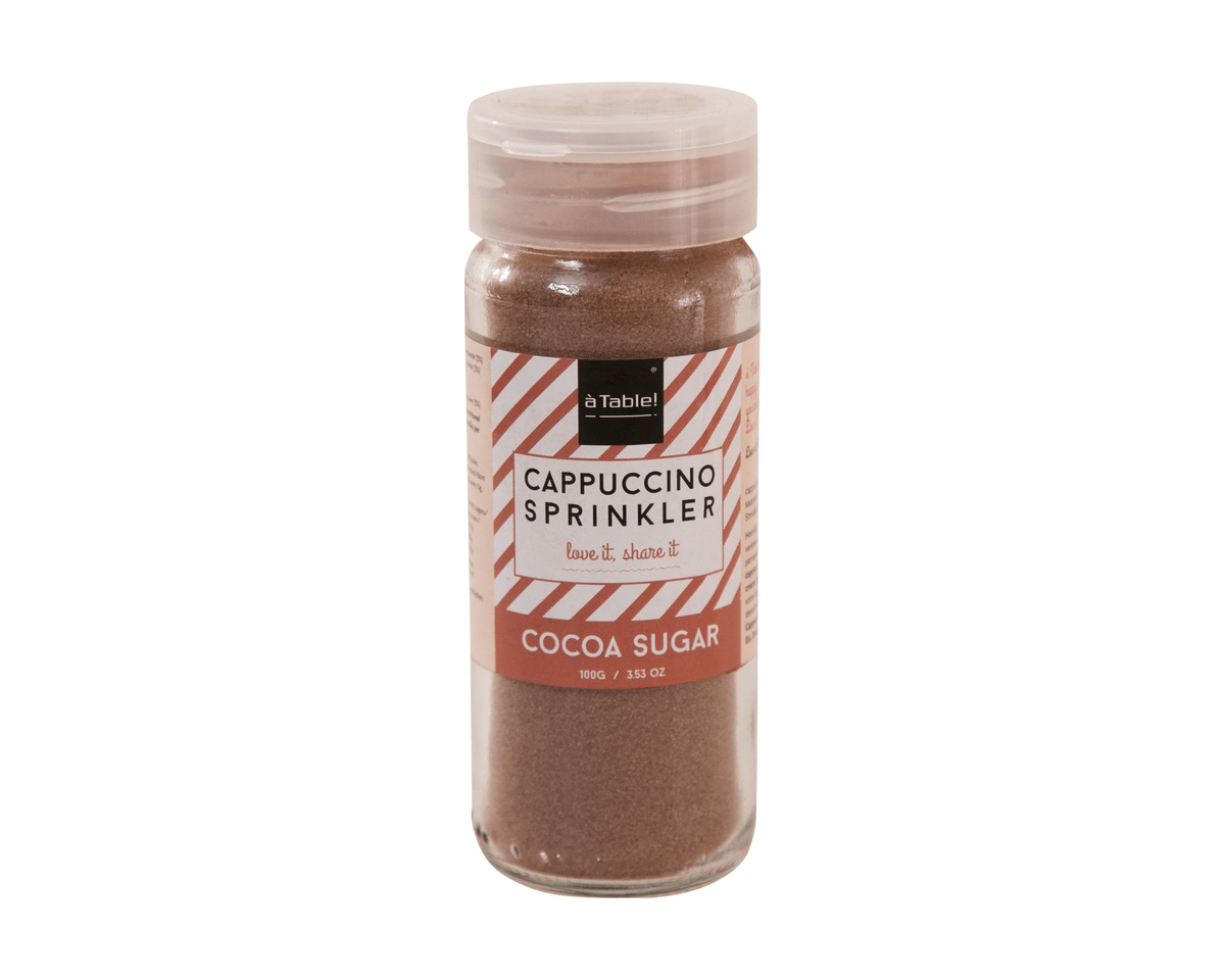 Table a cappuccino strooier suiker cacao (6x 100 stuks)