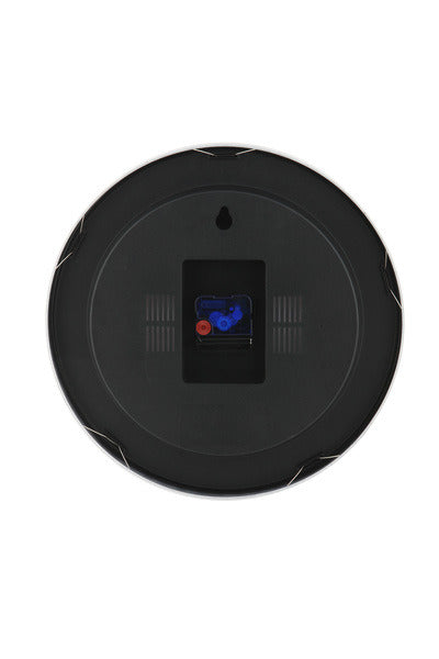 Nexttime station – vægur bordur – 19 cm – børstet aluminium – hvid