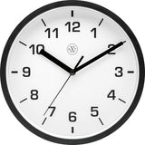 Nexttime nx-7321zw vægur nxt diameter 20cm plast sort, hvid urskive