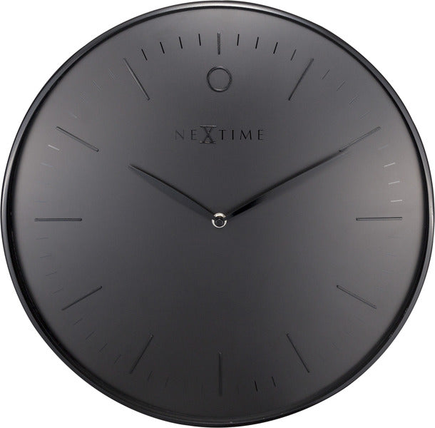 Nexttime ne-3235zw vægur glamour ø40 metal sort