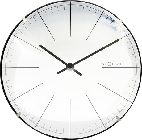 Nextime ne-3506wi vægur stor stribe ø20 glas hvid