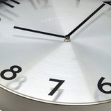 Nextime ne-3289gs metal vægur - 40 cm - lydløst ur - metal - refleksion