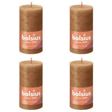 Bolsius Bolsius Stollen Shine 4 St Rustic 130x68 mm Spice Brown