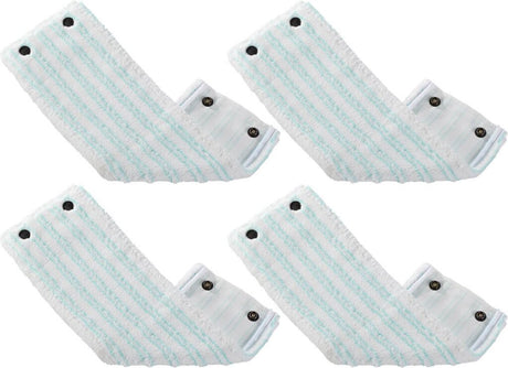 Leifheit clean twist xl combi clean xl vloerwisser vervangingsdoek met drukknoppen micro duo 42 cm set van 4