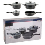 Fremragende Houseware Houseware 7-delt kogepande Sæt anti-stick-belægning