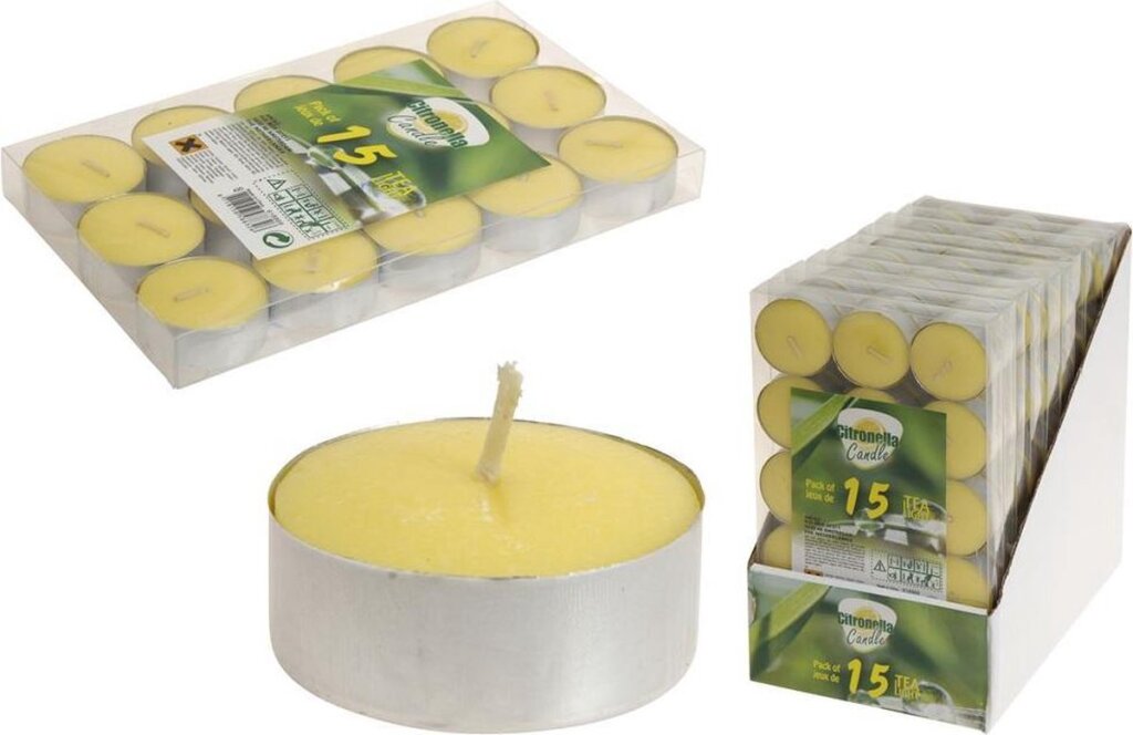 Pro have eventyrvarer aromatiske citronella lys 15 stk