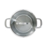 BK BK Wave Stockpot 24 cm Rustfrit Stål Glas