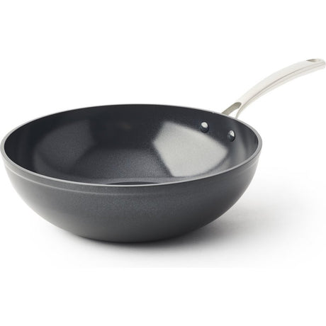 Bk superior keramisk wokpande 30 cm sort