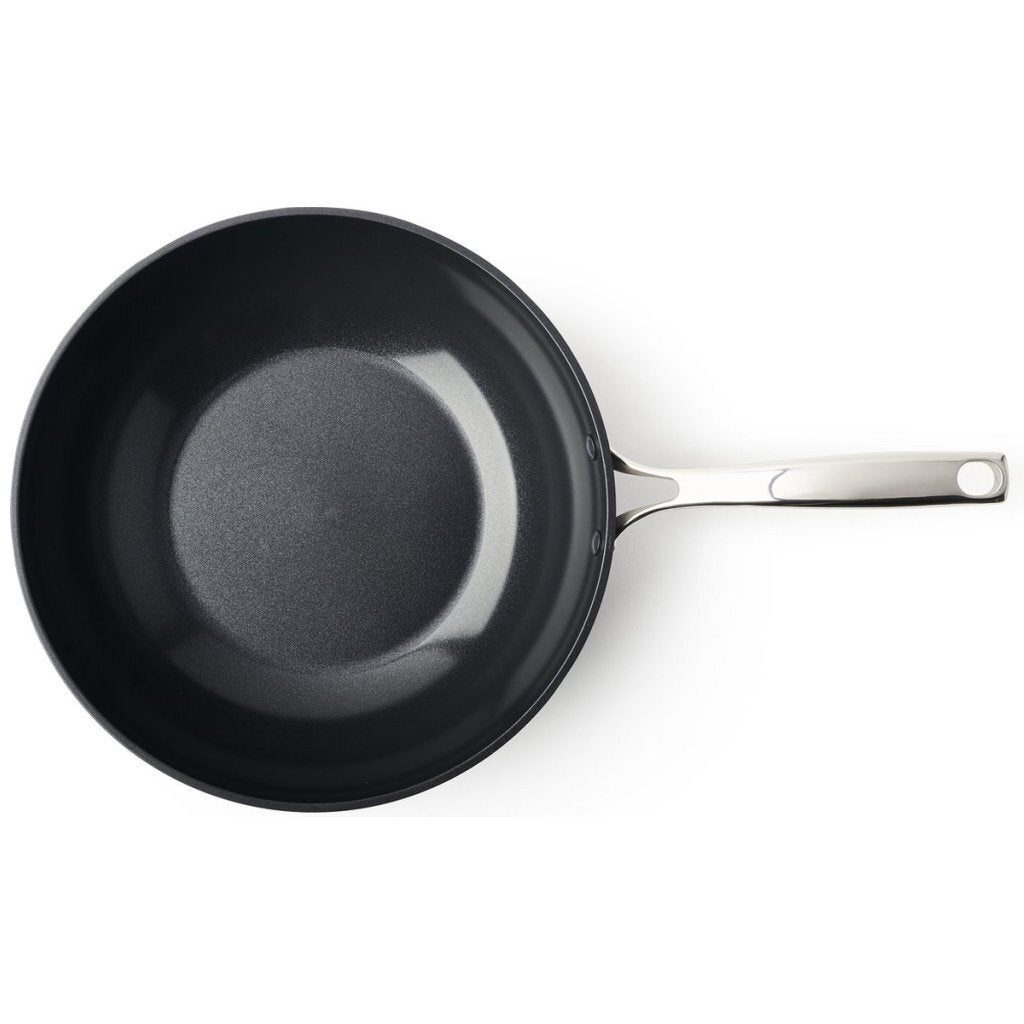 Bk superior keramisk wokpande 30 cm sort