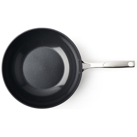 Bk superior keramisk wokpande 30 cm sort