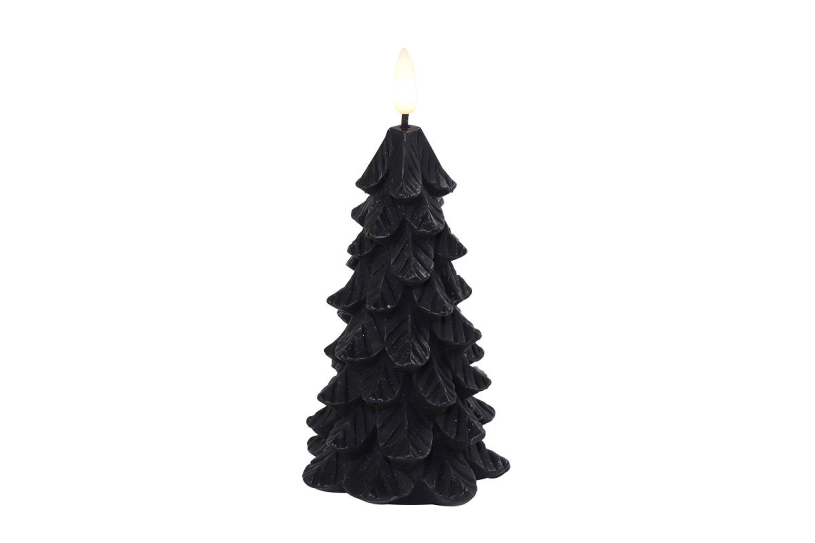 Countryfield led kerstboomkaars m 7x17,5cm - zwart