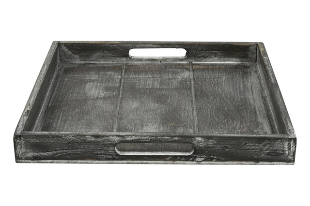 Countryfield dienblad vierkant claudina 30cm grey wash