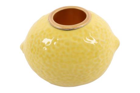 Countryfield kandelaar citrus geel 7cm