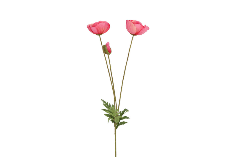 Countryfield kunstbloem papaver d.roze 95cm