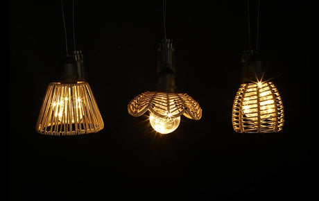 Countryfield led hanglamp onora bruin 3 assorti 4,5x9x16cm