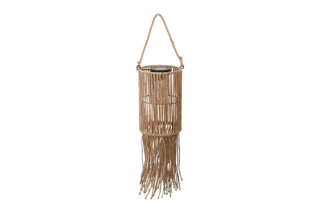 Countryfield hanglamp solar led dagmar naturel 8x15x25cm