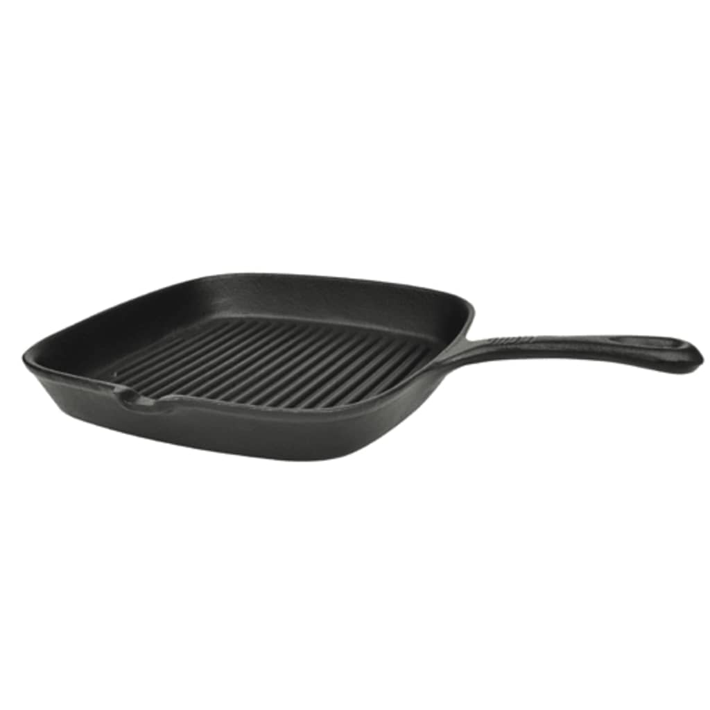 Vidaxl Grill Pan støbejern 24x23 cm