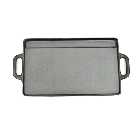 Vidaxl grillplade dobbelt -sidet 50x23 cm støbejern