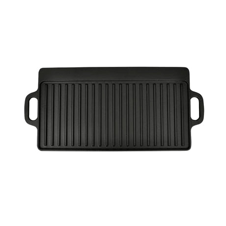 Vidaxl grillplade dobbelt -sidet 50x23 cm støbejern
