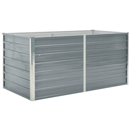 Vidaxl planter hævet 160x80x77 cm galvaniseret stålgrå