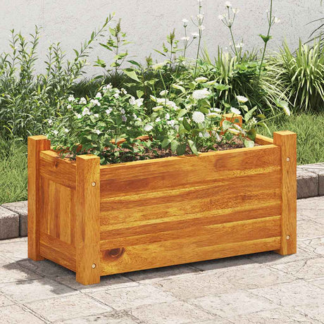 Vidaxl planter hævede 50x25x25 cm acacia træ