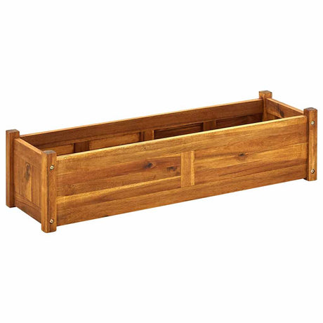 Vidaxl Planning Box hævet 100x30x25 cm acacia træ