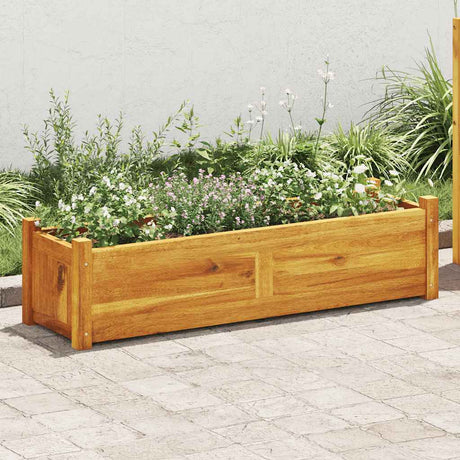 Vidaxl Planning Box hævet 100x30x25 cm acacia træ