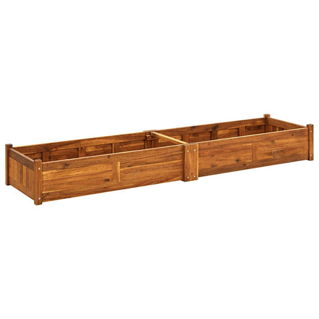 Vidaxl Planning Box hævet 200x50x25 cm acaciahout