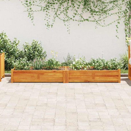 Vidaxl Planning Box hævet 200x50x25 cm acaciahout