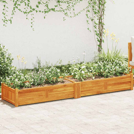Vidaxl Planning Box hævet 200x50x25 cm acaciahout