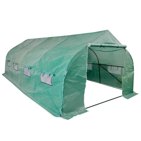 Vidaxl Tuinkas Walk-in Portable Polytunnel med stålramme 18 m²