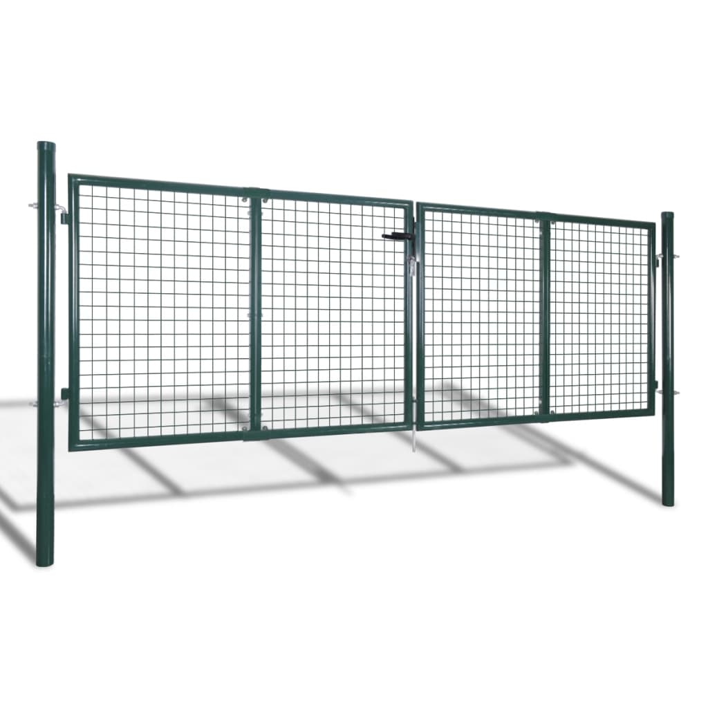 Vidaxl Port 306x175 cm stålgrøn