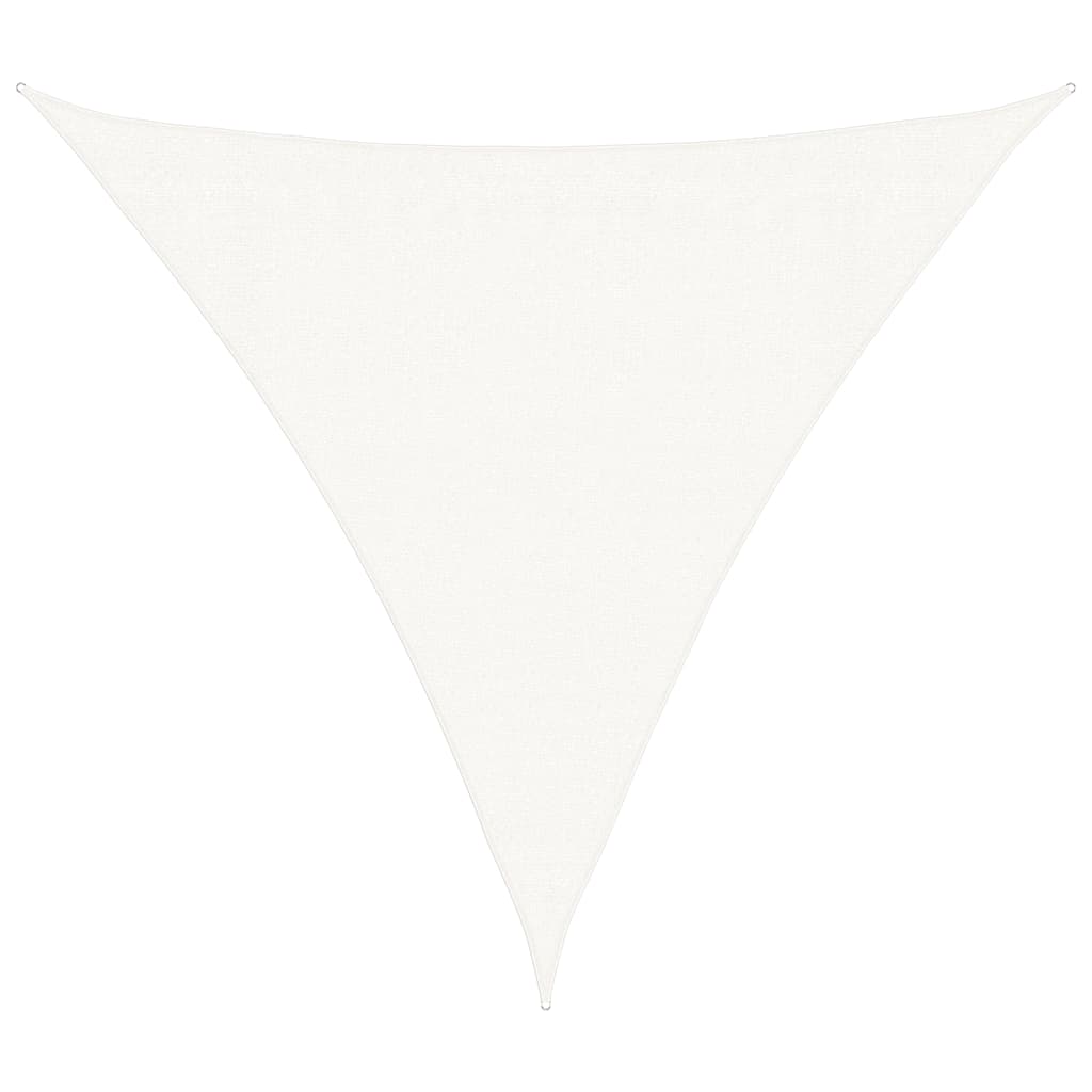 Vidaxl Sunshade HDPE Triangle 3.6x3.6x3.6 m hvid