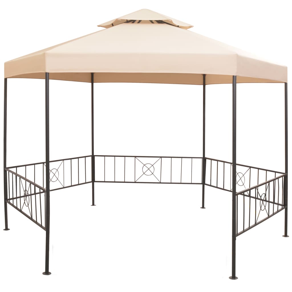 Vidaxl Garden Practor 323x265 cm hexagonal beige