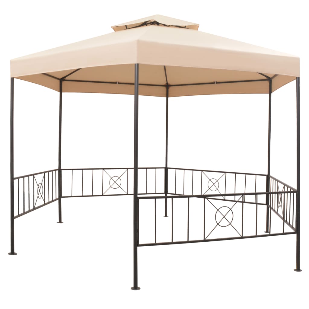 Vidaxl Garden Practor 323x265 cm hexagonal beige